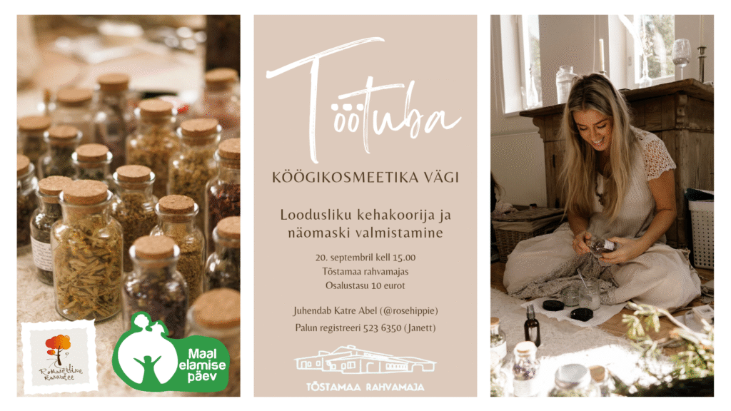 Töötuba köögikosmeetika vägi
